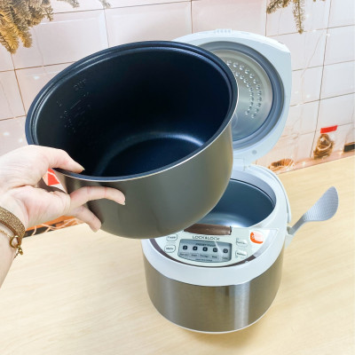 Nồi Cơm Điện 1,8L LocknLock EJR156 - EJR351BRW - Hàng Chính Hãng Bảo Hành 2 Năm