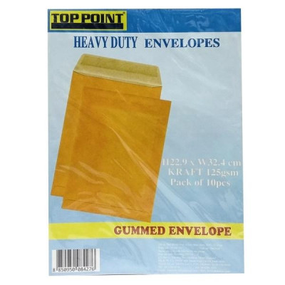 Bao Hồ Sơ Vàng Có Keo (10 Cái/Lốc)