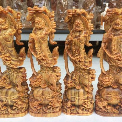 Tượng đạt ma sư tổ bằng gỗ huyết long bằng gỗ huyết long cao 40×12×11cm