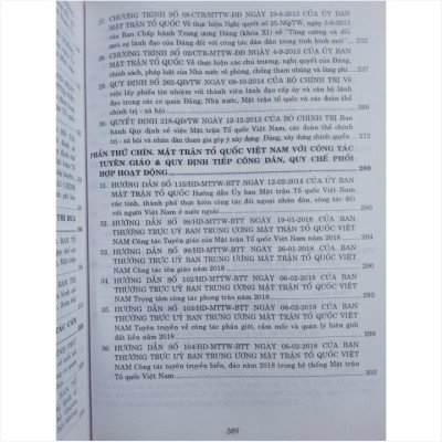 Cẩm nang công tác Mặt trận Tổ quốc Việt Nam