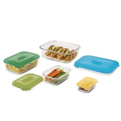 Bộ Hộp Đựng Thực Phẩm Joseph Joseph 81060 Nest Glass Food Storage 4 Món Hàng chính hãng