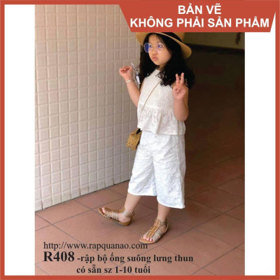 Rập giấy A0 mã R408 cho mẹ (BẢN VẼ)