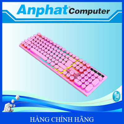 Bàn Phím Cơ T-WOLF T75 ( Trắng/Đen/Hồng) USB- Hàng Chính Hãng 