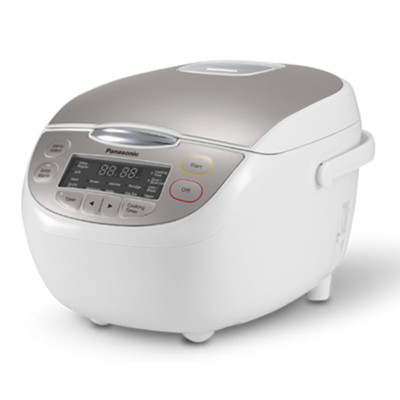 Nồi cơm điện Panasonic SR-CP108NRA 1Lit - Chế độ giữ ấm 12 tiếng - Công nghệ nấu Fuzzy điều chỉnh nhiệt độ theo từng loại gạo - Hàng Chính Hãng