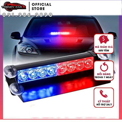  Freeship đèn nháy báo động xanh đỏ phiên bản cao cấp vỏ kim loại sơn tĩnh điện