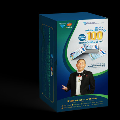 Thẻ Flashcard 100 đoạn hội thoại song ngữ Anh – Việt, thẻ học Flashcard tiếng anh giao tiếp