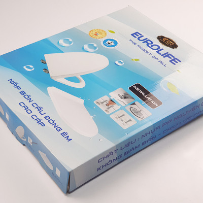 Nắp bồn cầu đóng êm Eurolife EL-PS216 (Trắng)