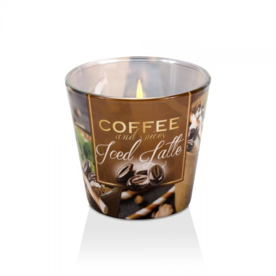 Ly nến thơm Bartek Candles BAT5178  Iced Latte Coffee 115g (Hương cà phê latte)