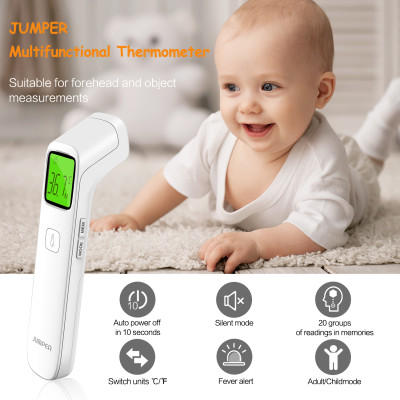 Nhiệt kế hồng ngoại không tiếp xúc đa năng Jumper FR203 , hàng xuất USA