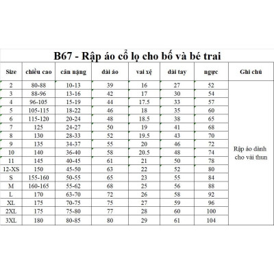 Rập giấy A0 áo cổ lọ dáng rộng B67 - bản vẽ