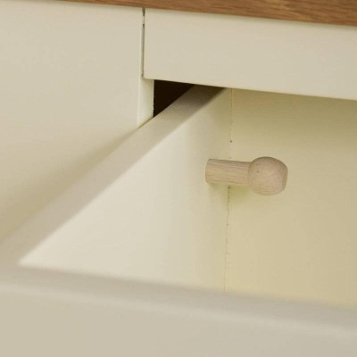 Tủ Trữ Đồ Country Cottage Gỗ Sồi Ibie BSCCOUO - Trắng (80 x 42 cm)