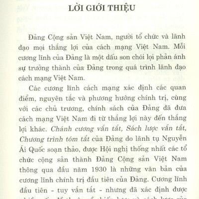 Các Cương Lĩnh Cách Mạng Của Đảng Cộng Sản Việt Nam (Tái bản, có chỉnh sửa, bổ sung)