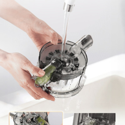 Máy ép chậm Masuto MS Fresh công suất 150W ống tiếp nguyên liệu cực lớn 120mm ép kiệt bã giữ trọn dưỡng chất - Hàng chính hãng