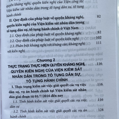 -Quyền Kháng Nghị, Quyền Kiến Nghị Của Viện Kiểm Sát Nhân Dân Trong Tố Tụng Dân Sự, Tố Tụng Hành Chính (Sách chuyên khảo)