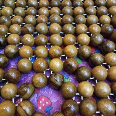 Chiếu Hạt Gỗ Bách Xanh Cao Cấp Hạt 1.2cm - Chiếu gỗ Mian .vn ( video , hình thật )