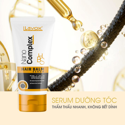 Serum Dưỡng Tóc Mềm Mượt Hair Balm Lavox 60ML