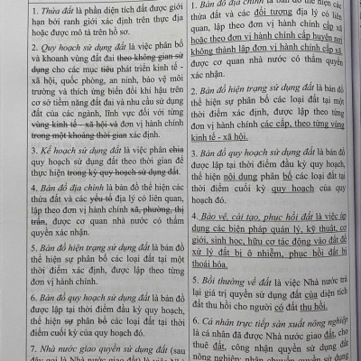 Nội dung kế thừa, bổ sung, đổi mới của Luật Đất Đai năm 2024 so với Luật Đất Đai năm 2013