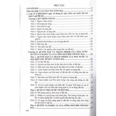 Luật Đất Đai hệ thống các văn bản quy định chi tiết thi hành