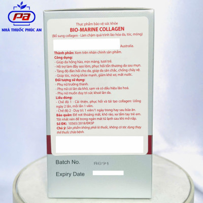 Viên bổ sung Collagen Careline Bio Marine Collagen 2000Mg 60 viên chống lão hoá giảm nếp nhăn