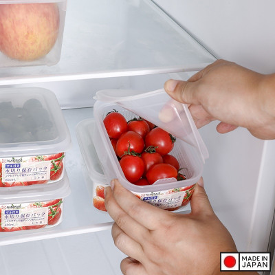 Hộp đựng thực phẩm 2 lớp Nakaya 600ml - Hàng nội địa Nhật Bản nhập khẩu chính hãng