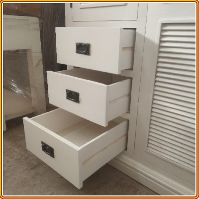 Tủ quần áo gỗ sồi Tundo 2 cánh 3 ngăn kéo 105 x 60 x 200 cm