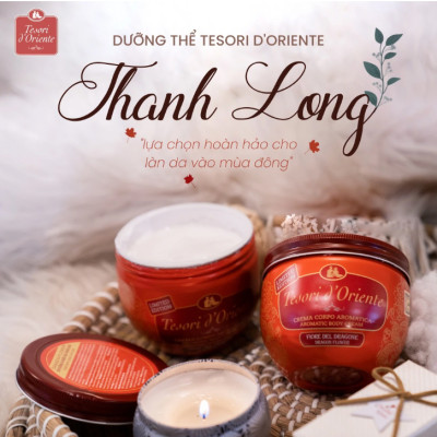 Kem Dưỡng Thể Hương Nước Hoa Thanh Long 300gr - Tesori d
