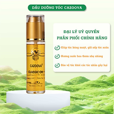 Dầu dưỡng tóc, cấp ẩm, chống oxi hoá, phục hồi hư tổn·Cazoova classic 60ml