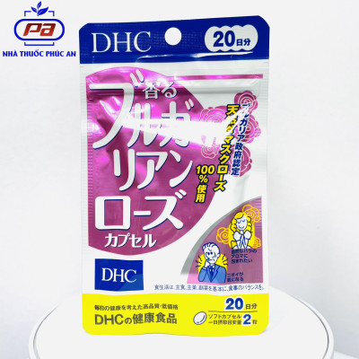 Viên uống Hoa Hồng thơm cơ thể DHC Bulgarian Rose Nhật Bản 30 ngày - 60 viên giúp khử mùi cơ thể