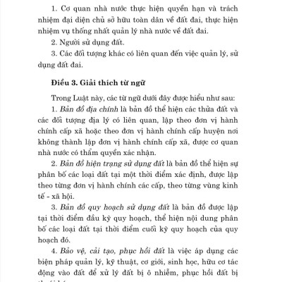 Luật đất đai ( sửa đổi, bổ sung năm 2024) - bản in 2024