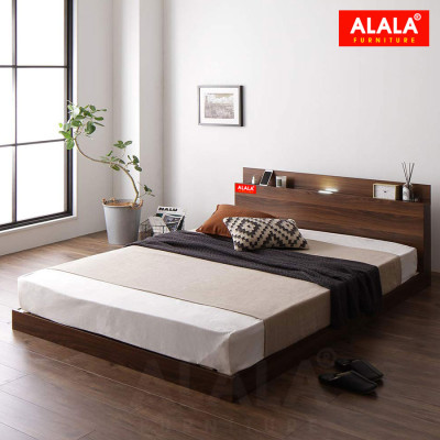 Giường thấp ALALA44 / Miễn phí vận chuyển và lắp đặt tận nơi/ Đổi trả 30 ngày/ Sản phẩm được bảo hành 5 năm từ thương hiệu ALALA/ Chịu lực 700kg