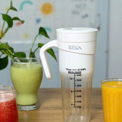 Máy Xay Sinh Tố Tích Điện Cầm Tay SEKA NT889 Dung Tích 470ml Công Suất 150W hàng nhập khẩu