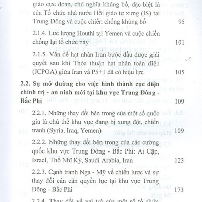 Sự Hình Thành Cục Diện Chính Trị - An Ninh Mới Tại Khu Vực Trung Đông - Bắc Phi Và Tác Động