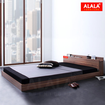 Giường thấp ALALA44 / Miễn phí vận chuyển và lắp đặt tận nơi/ Đổi trả 30 ngày/ Sản phẩm được bảo hành 5 năm từ thương hiệu ALALA/ Chịu lực 700kg
