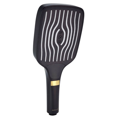 Bộ tay dây sen 3 chức năng chảy, nhựa ABS mạ đen Eurolife EL-125SH-D