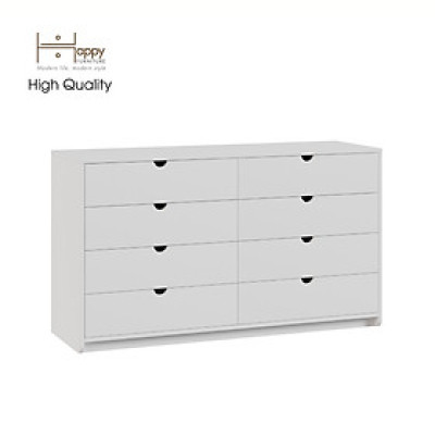 [Happy Home Furniture] CIRCLE, Tủ đựng đồ 8 ngăn kéo, 136cm x 45cm x 78cm ( DxRxC), THK_085