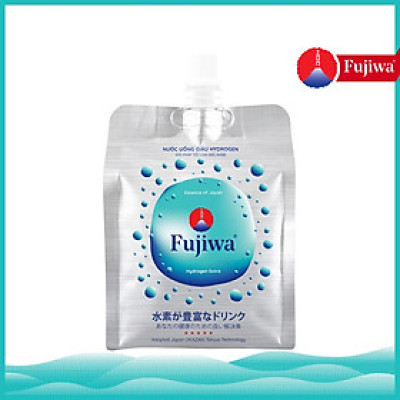 Hộp 12 Túi Nước Uống ION Kiềm Giàu Hydrogen Cao Cấp Fujiwa Dạng Túi Bạc - Detox nhanh Chống Oxy hoá mạnh 