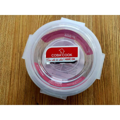 Bộ 2 hộp thủy tinh đựng thực phẩm chịu nhiệt COBA