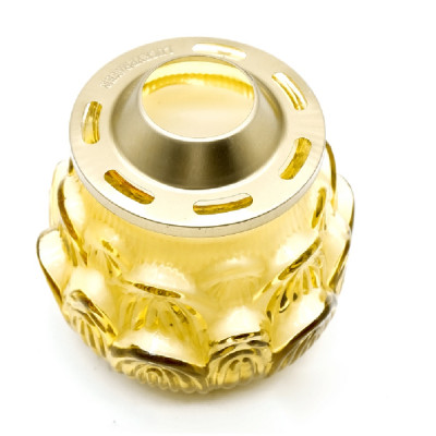 Hũ nến thơm hình hoa sen Eden Candle FTRAMART EDC0702 cháy 80 giờ (Có nắp đậy), phù hợp nhiều không gian trưng bày, chịu được sức gió