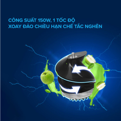 Máy ép chậm 1,5 lít Panasonic MJ-L500SRA (Công suất 200W)- Hàng chính hãng