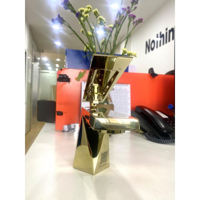 Vòi lavabo nóng lạnh cao cấp Bravat F118102G-1-ENG