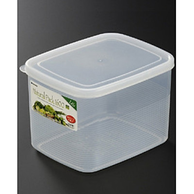 Hộp thực phẩm vuông 1600ml Inomata nội địa Nhật Bản