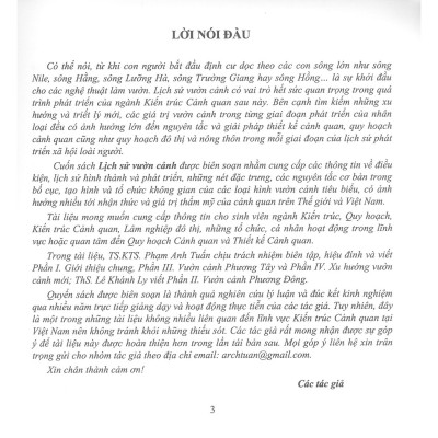 Lịch Sử Vườn Cảnh