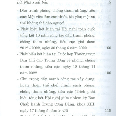 Đấu Tranh Phòng, Chống Tham Nhũng, Tiêu Cực: Một Việc Làm Cần Thiết, Tất Yếu; Một Xu Thế Không Thể Đảo Ngược (Tập 1)