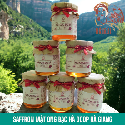 MẬT ONG BẠC HÀ SAFFRON OCOP HÀ GIANG CHÍNH HÃNG, SAFFRON MẬT ONG BẠC HÀ VIETGAP CHÍNH HÃNG