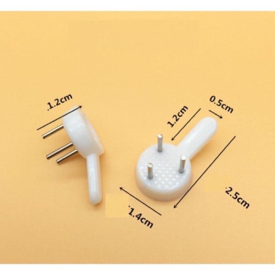 10 Móc Nhựa Đinh 3 Chân Treo Tranh, Ảnh, Đồng Hồ, Đồ Gia Đình, Đóng Tường Chịu Lực, Takyhome 2220Set10