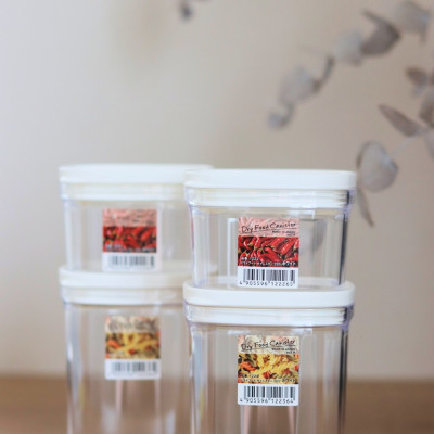 Bộ 2 hộp đựng thực phầm khô INOMATA 520ml & 220ml - nội địa Nhật Bản