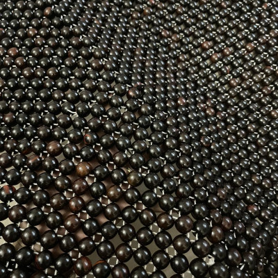 Chiếu hạt gỗ Trắc Bóng hạt 1,2cm - Chiếu hạt gỗ Mian ( video , hình thật )