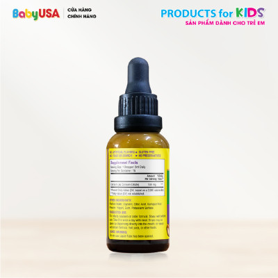 MediUSA Calcium Drops - Thực Phẩm Chức Năng bổ sung Calcium giúp Xương, răng chắc khỏe, giảm nguy cơ còi xương ở trẻ - Hàng chính hãng