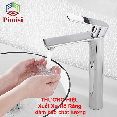 Vòi Chậu Lavabo Pimisi PV-306CH Thân Cao 30cm | Chính Hãng