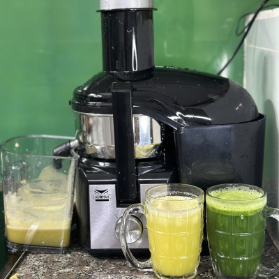 Máy ép trái cây công nghiệp công suất lớn 1860W Ladomax HA-969 nắp kháng vỡ, vòi xoay 2 chiều chống rỉ, ép kiệt bã, có linh kiện thay, chuyên dùng kinh doanh nước ép-Hàng chính hãng